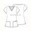 2017 New Style Female Surgical Nurse Uniform