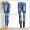 Ladies Jeans Denim Skinny 2016 Cotton Stretch Women Bleach Proof Ripped Jeans Wholesales Apparel for Women