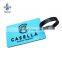 2017 New Hot Product Custom PVC Luggage Tag for passport holder