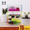 Premium pmma plexigkass office storage box desk accessorie acrylic desktop organizer
