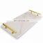 wholesale acrylic marble serving tray