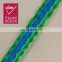 New design blue-green ruffle webbing polyester velvet tape for wholesale