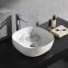 Good quality ceramic square deep golden color wash hand no hole basin from chaozhou china