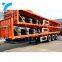 2/3/4 axles 40ft flatbed truck semi-trailer container flatbed trailer