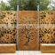 Modern corten steel antique hanging home decoration pieces