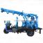 Diesel Engine Tricycle Mounted Portable Trailer Mounted Water Well Drilling Rig
