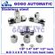 Quick coupler O.D 3/8 inch hard tube stainless steel 304 three way T type connectetric metal compression barbde tube fittings