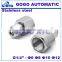 Quick coupler 1/4'' female thread,O.D 10 mm PU tube fast twist hose stainless steel 304 straight high presure water line fitting