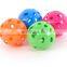 Plastic cat playing ball with bells pet toy