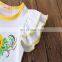 Baby infant Clothing Set Kids Summer Clothes Deer Cow Ruffles Tops T-shirt Sunflower Tassel Shorts Toddler Outfit