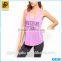 2015 Simple Design Purple Sports Vest Tops