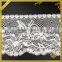 2016 hot sale elastic guipure lace fabric elastic fabric for suspenders FLL-040