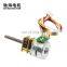 Chihai Motor CHS-GM12-15BY  M3 20mm  threaded shaft  2 phase 4 wire Stepper Motor for robot