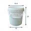 Custom Food Grade 1Gallon  Round  Plastic Bucket with Lid and Handle for Ice Cream