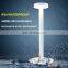 Battery operated reading work table lamp LED rechargeable restaurant cordless lamp