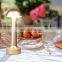 Portable Aluminium acrylic adjustable led lights led recharge round head modern table lamp