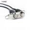 High quality CNC mount ON-OFF double LED button hazard light motorcycle headlight horn turn signal engine start kill switch