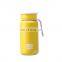Portable 220ml Small Double Wall Vacuum Flask Insulated Bottle With Lift Ring