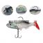 New Products 8.5cm 15g Sea Fishing Salt Water Head Soft Plastic Lead Fish Lures