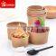 Wholesale ice cream paper tubs with food grade Certifications
