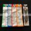 In stock Clear Front Plastic Zipper Packaging Ziplock 3 Three Side Seal Pouch Bag for Eyelash Jewelry Cables