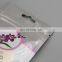 Resealable 3 Side Seal pouch plastic small mylar bags with logo colorful zipper bags