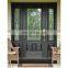 High quality entry door glass insert solid wood door front door