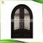 arch top decorative rustic double wrought iron front entry doors