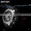 Sanda 6008 Military Dual Display Men Wrist Watches LED Alarm Water Resist Resin Sports Led Digital Military Watch
