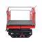 mini crawler type garden remote  control hydraulic lift work platform