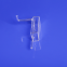 Factory Customized Fused Quartz Glass Square Tube with Little Tube Side