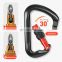JRSGS High Quality 30KN Snap Hook  Aluminum Screw Gate Locking Carabiner Climbing for Outdoor S7112B