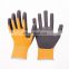 HY 13 Flexible Nylon Gloves With Foam Coated NBR Nitrile Spandex Gloves Hand Job Mittens Palmfit Glove