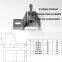 Marble angle stainless steel 202/304 granite stone fixing L shape bracket Z shape cladding clamps
