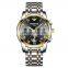 NIBOSI Mens Watch Chronograph Quartz Wristwatch Casual Fashion Waterproof Clock Relogio Masculino
