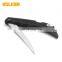 Black handle fish pattern fish fillet knives with customized logo stainless steel outdoor sports fishing knife