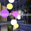 luminous balls to battery/decorative led ball lamp outdoor garden plastic glowing ball smart ceiling light for frankever