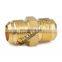 HVAC air conditionerhalf union half flare with nut fitting a/c refrigeration brass fittings