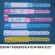 Banda de identificación médica desechable para pacientes hospitalizados, banda de identificación de mu?eca para adultos, recién nacidos y ni?os. Pulsera para bebés