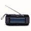 Multifunction Outdoor Camping Solar Led Light Bt Wireless Speakers 1200mah Portable Speakers With Tf Card And Light Bulb