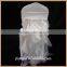 C109A White Sequin and tulle fabric cheap wedding chair covers