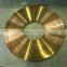 Hardened and tempered strip steel with yellow color