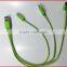 ShenZhen Supplier Option Color Mobile Charger Cable for HTC or iphone Charger Cable