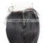 cheap remy virgin brazilian human hair middle part lace closure swiss top lace closure