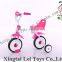 tricycle bike with trianing wheels, 4 wheels foot power bike for chid hot hot hot sale, adjustable seat frame