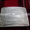 Celtic Design Kilt Belt Buckle In Chrome Finished Made Of Brass Material