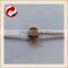 quality string seal tag, hang tag string, garment plastic seal tag apricot seal tag crystal beads string