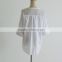 new fashion spring and autumn white cotton blouses pattern