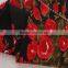 100 cotton fabric printed red roses design fabric textile for shirt