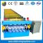 Double layer corrugated trapezoidal roof tile wall panel machine glazed tile forming machine floor decking forming machine